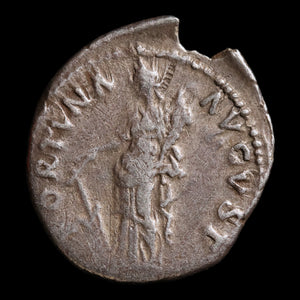 Rome, Emperor Nerva, AR Denarius, Fortuna (Goddess of Fortune) - 97 CE - Roman Empire