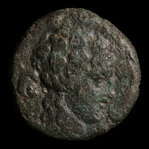 Thrace, City of Maroneia, AE Unit, Dionysus (God of Wine) - c. 200 to 100 BCE - Greek World