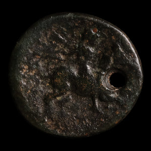 Thessaly, City-State of Pelinna, AE Unit, Mantho & Horseman - c. 300 to 200 BCE - Greek World