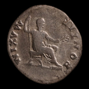 Rome, Emperor Titus, AR Denarius, Vespasian Reverse - 73 CE - Roman Empire