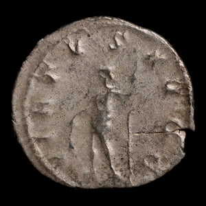 Rome, Emperor Gallienus, AR Antoninianus, Soldier Reverse - 254 CE - Roman Empire