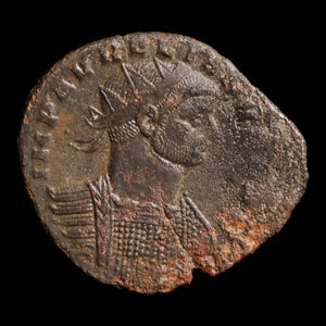 Rome, Emperor Aurelian, BI Antoninianus, Jupiter (God of Sky & Thunder) - 270 to 275 CE - Roman Empire