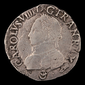 France, King Charles IX, Silver Teston - 1567 CE - Kingdom of France