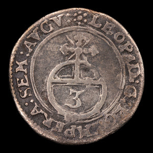 Teutonic Knights, Leopold I, Silver Groschen - 1670 CE - German States