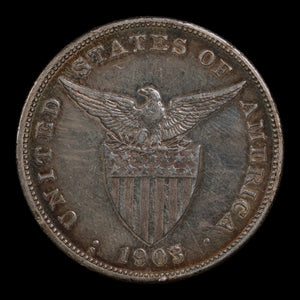 US-Philippines Silver Peso, Large Type, San Francisco Mint - 1903 CE - The Philippines (US Territory)
