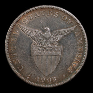 US-Philippines Silver Peso, Large Type, San Francisco Mint - 1903 CE - The Philippines (US Territory)