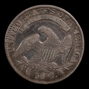 United States, Capped Bust Silver Half Dollar - 1834 CE - United States of America