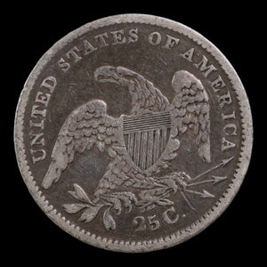 United States, Liberty Cap Silver Quarter - 1835 CE - United States of America