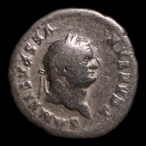Rome, Emperor Titus, AR Denarius, Annona (Deity of Grain) - 77 to 78 CE - Roman Empire