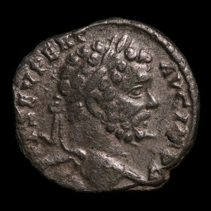 Rome, Emperor Septimius Severus, AR Denarius, Minerva (Goddess of Wisdom) - 195 CE - Roman Empire