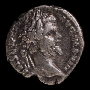 Rome, Emperor Septimius Severus, AR Denarius, Pax (Goddess of Peace) - 196 to 197 CE - Roman Empire