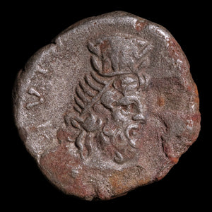 Egypt, Emperor Nero, BI Tetradrachm, Serapis (Sun God) - 63 to 65 CE - Roman Provinces