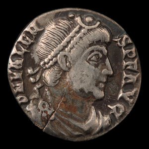 Rome, Emperor Valens, Silver Siliqua, Roma Reverse - 367 to 378 CE - Roman Empire