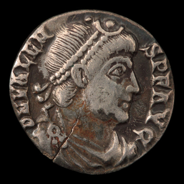 Rome, Emperor Valens, Silver Siliqua, Roma Reverse - 367 to 378 CE - R ...