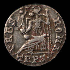 Rome, Emperor Valens, Silver Siliqua, Roma Reverse - 367 to 378 CE - Roman Empire
