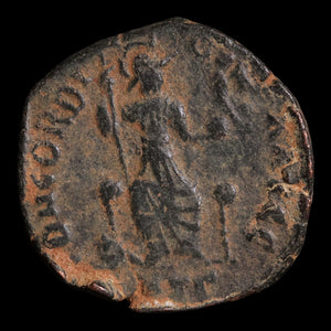 Rome, Theodosius II, AE Unit, Constantinopolis (Deity of Constantinople) - 401 to 403 CE - Roman Empire