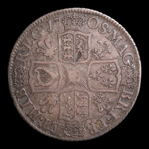 United Kingdom, Queen Anne, AR 1 Shilling - 1708 CE - United Kingdom