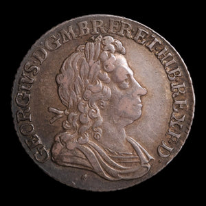 United Kingdom, King George I, AR 1 Shilling - 1723 CE - United Kingdom