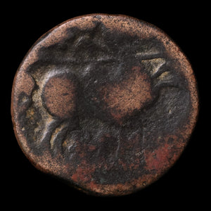 Celt-Iberians, City of Bolskan-Osca, AE As - c. 150 to 100 BCE - Ancient Spain
