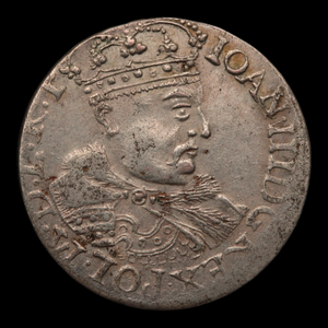 Poland, King John III Sobieski, Silver 6 Groschens - 1682 CE - Polish-Lithuania