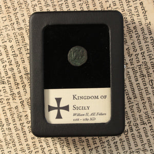 Kingdom of Sicily, William II, 1 Follaro (Lion's Head) - 1166 to 1189 CE - Italian States