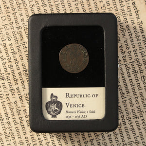 Republic of Venice, 1 Soldo, Doge Bertucci Valier - 1656 to 1658 CE - Italian States