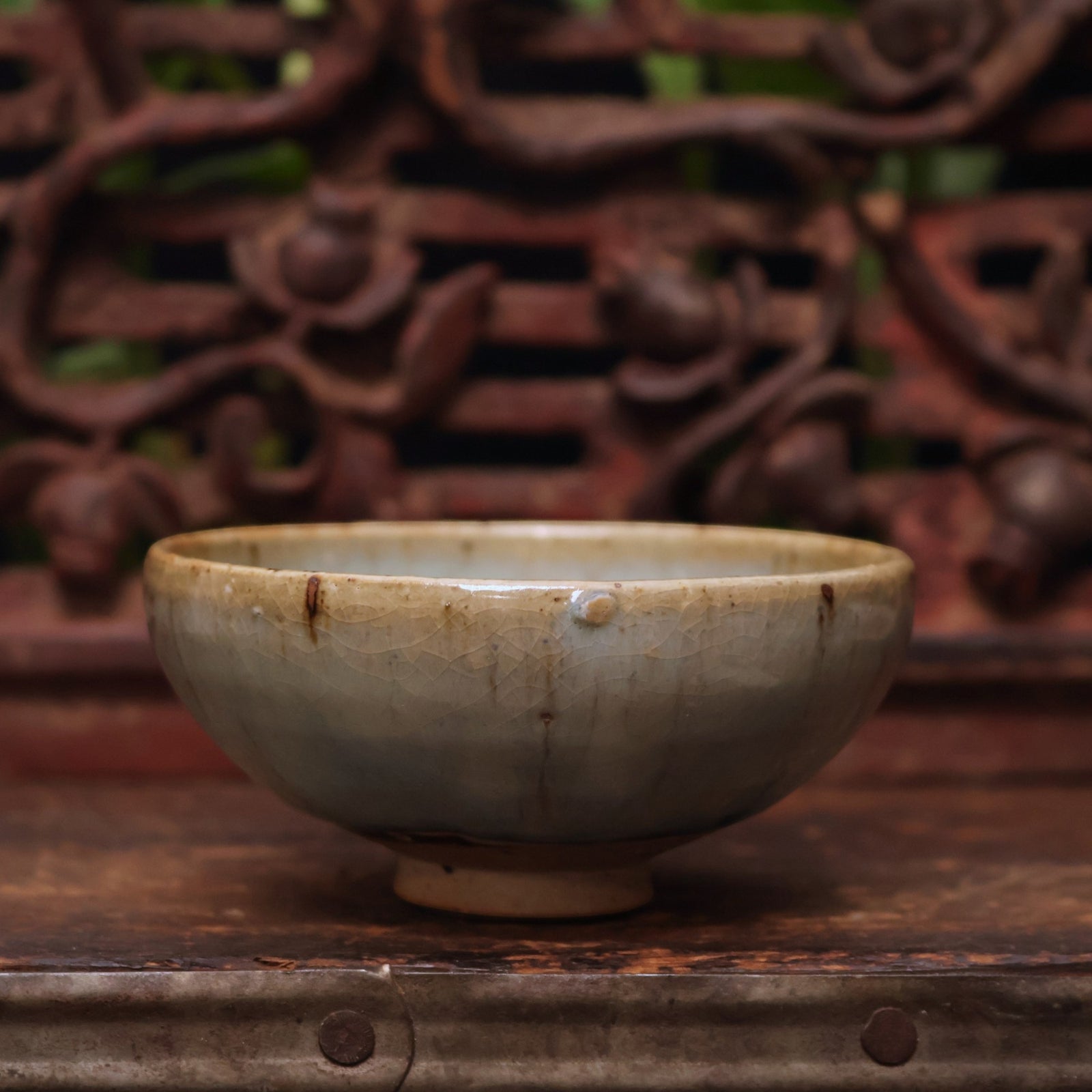 China, Yuan Dynasty, Jun Ware (Junyao) Blue & Purple Glazed Bowl - c. 1200s to 1300s CE - Imperial China