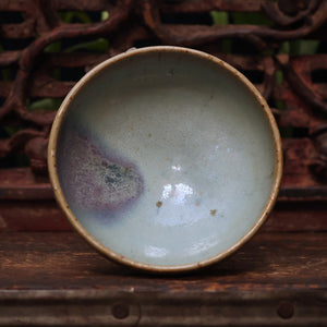 China, Yuan Dynasty, Jun Ware (Junyao) Blue & Purple Glazed Bowl - c. 1200s to 1300s CE - Imperial China