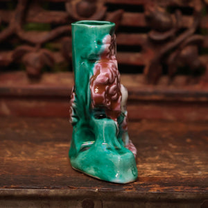 China, Qing Dynasty, Flower Holder with Colorful Glaze - c. early 1900s CE - Imperial China