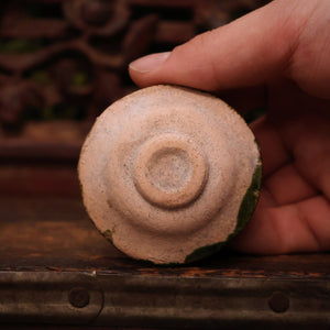 China, Ming Dynasty, Food-Shaped Sancai Ceramic Offering - c. 1400s to 1600s CE - Imperial China