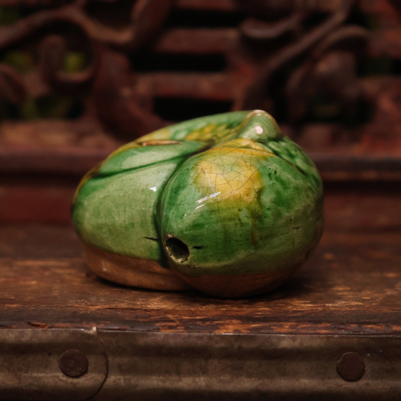 China, Ming Dynasty, Green Fish Shaped Water Dropper (Calligraphy Tool) - c. 1400s to 1600s CE - Imperial China