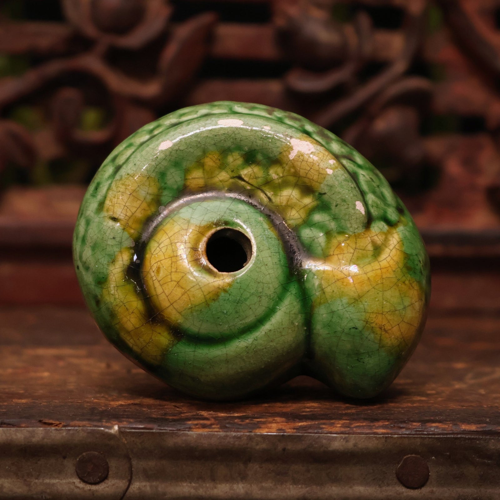 China, Ming Dynasty, Green Fish Shaped Water Dropper (Calligraphy Tool) - c. 1400s to 1600s CE - Imperial China