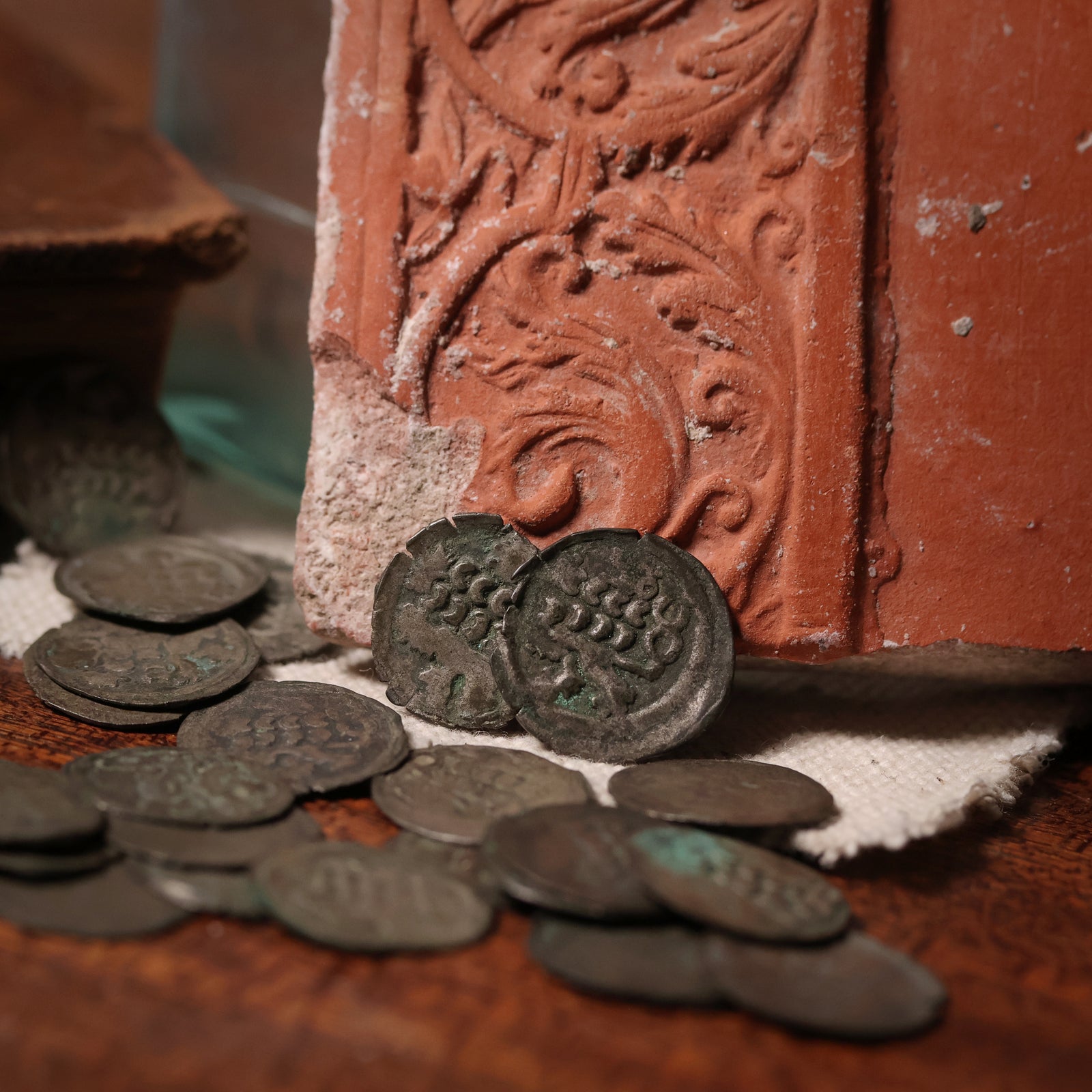 Kingdom of Bohemia, George of Poděbrady, 1 Heller - 1458 to 1471 CE - Medieval Europe