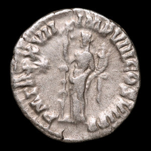 Rome, Emperor Commodus, AR Denarius, Fides (Goddess of Trust) - 192 CE - Roman Empire