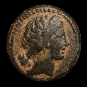 Mysia, City of Cyzicus, AE Unit, Persephone (Queen of the Underworld) - c. 200 to 1 BCE - Greek World