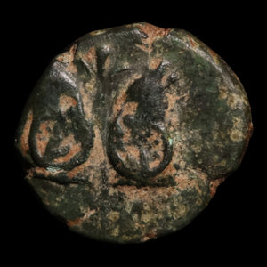 Troas, City of Cebren, AE Unit, Ram's Heads & Monogram - c. 300 to 400 BCE - Greek World
