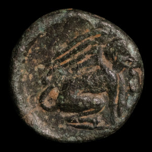 Troas, City of Gergis, AE Unit, Sibyl (Prophetess) & Sphinx - 400 to 241 BCE - Greek World