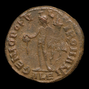 Rome, Emperor Galerius, AE Follis, Genius (Divinity) - 297 to 298 CE - Roman Empire