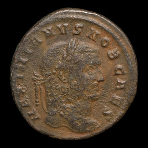 Rome, Emperor Galerius, AE Follis, Genius (Divinity) - 296 CE - Roman Empire