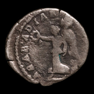 Rome, Emperor Septimius Severus, AR Denarius, Goddess of Victory - 195 to 196 CE - Roman Empire