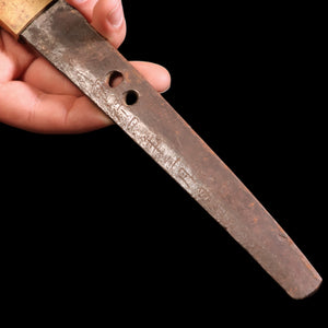 Japanese Katana Tang Fragment With Blacksmith's Signature, 8.5 inches - 1532 - Edo Japan