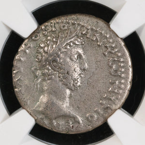 Cappadocia, Caesarea, Emperor Commodus, Silver Didrachm (VF) - 177 to 192 CE - NGC Certified