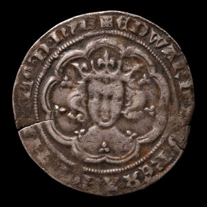 England, House of Plantagenet, King Edward III, AR Groat - 1351 to 1352 CE - England (United Kingdom)