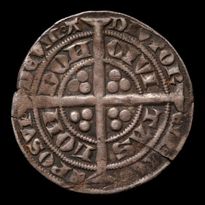 England, House of Plantagenet, King Edward III, AR Groat - 1351 to 1352 CE - England (United Kingdom)