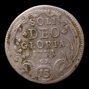 Swiss Cantons, City of St. Gallen, AR 15 Kreuzer - 1731 CE - Switzerland