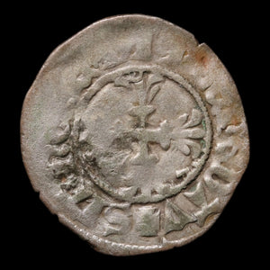 Swiss Cantons, Bishopric of Lausanne, BI 1 Tresel - 1440 to 1461 CE - Switzerland