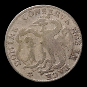 Swiss Cantons, City of Basel, AR ⅙ Thaler - 1766 CE - Switzerland