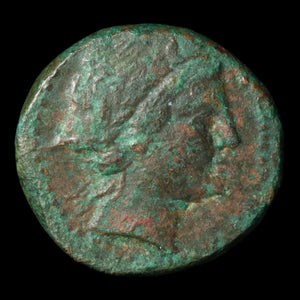 Bruttium, City of Petelia, Bronze Unit (Apollo) - 214 to 204 BCE - Greek World