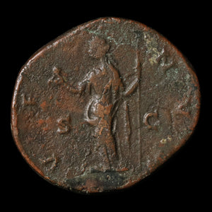 Rome, Empress Lucilla, Sestertius, Venus (Goddess of Love & Beauty) - 164 to 169 CE - Roman Empire