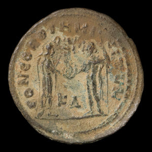 Rome, Emperor Maximian, Bronze, Emperor & Victory Reverse - 295 to 299 CE - Roman Empire